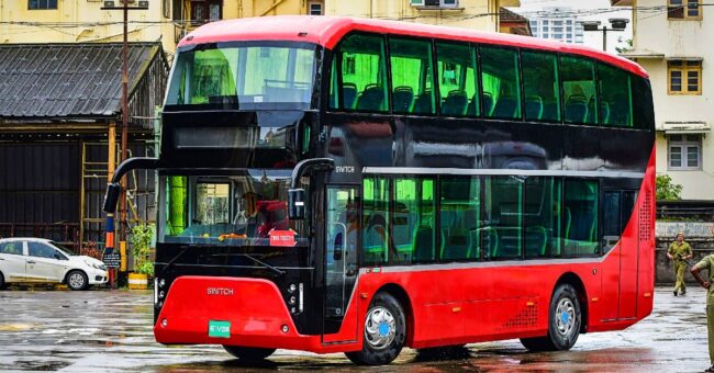 E double Deckker Buses in Hyderabad